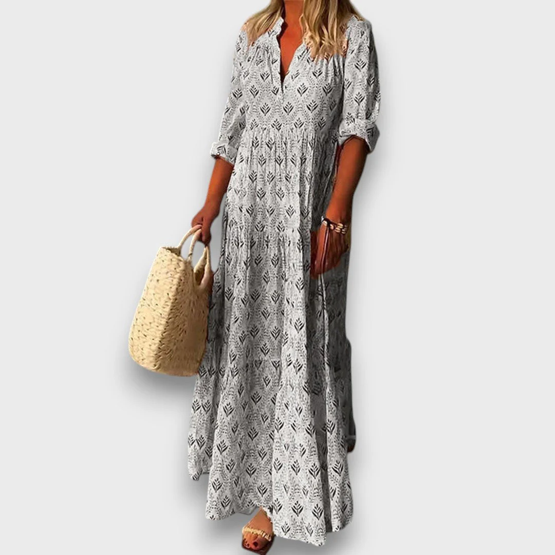Seriva – Fließendes Maxikleid mit feinem Ethno-Flair - Image 2