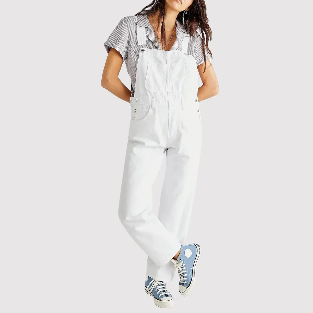 Shaira - Klassischer Denim-Overall in entspannter Passform - Image 5