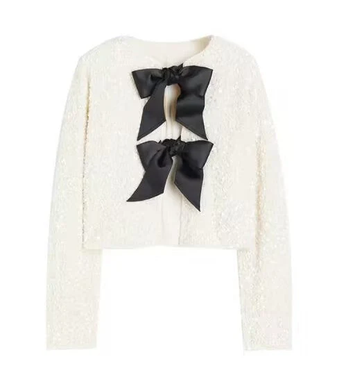 SHIMMERING SHORT JACKET MIT SCHLEIFE - Image 3