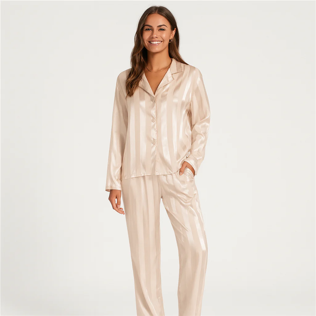 Shubo – Bequemer Damen-Pyjama für entspanntes Schlafen und Entspannen - Image 4