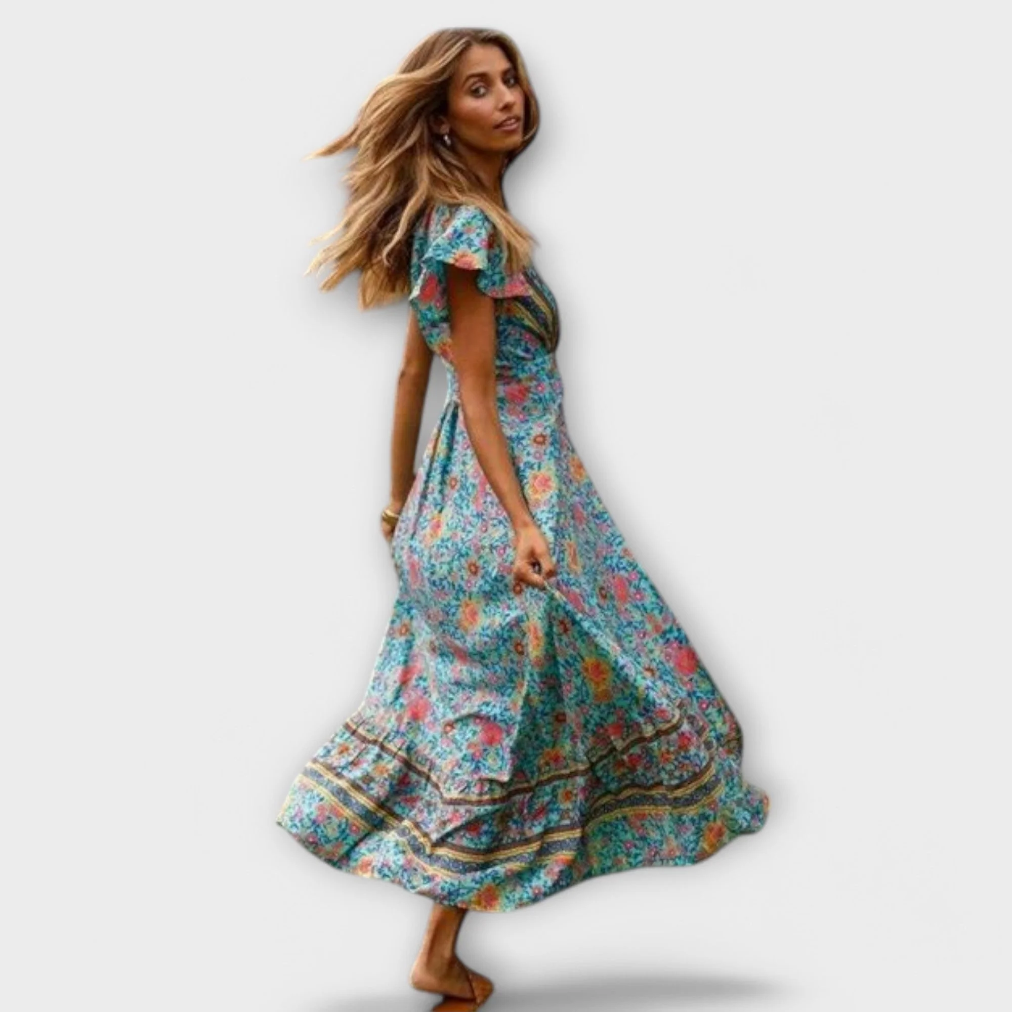 Shylin Bohemian Maxi Dress