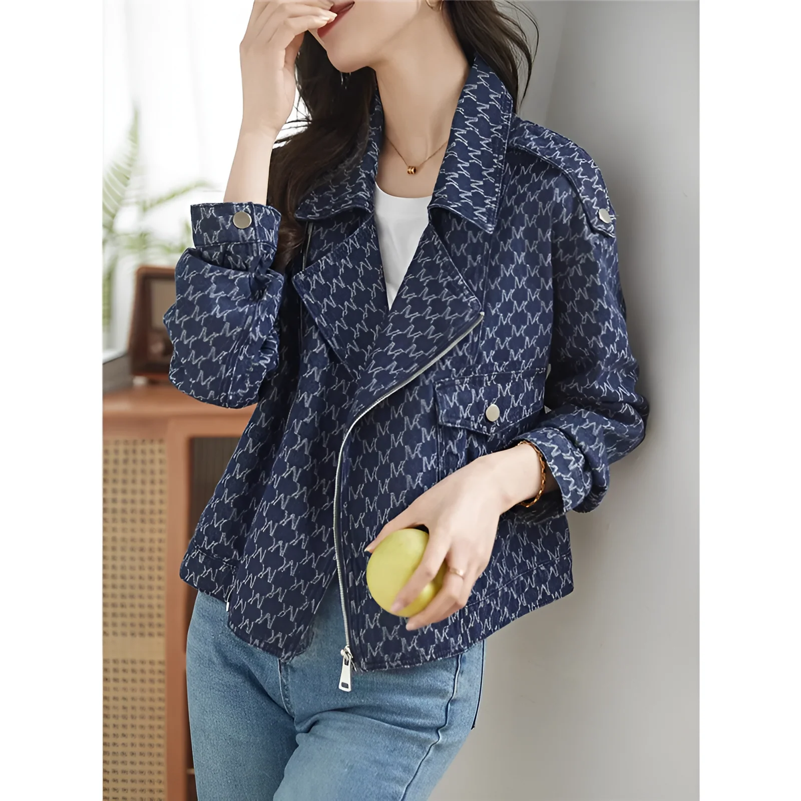 Sibylle | Müheloser Stil mit einer lässigen Denimjacke - Image 3