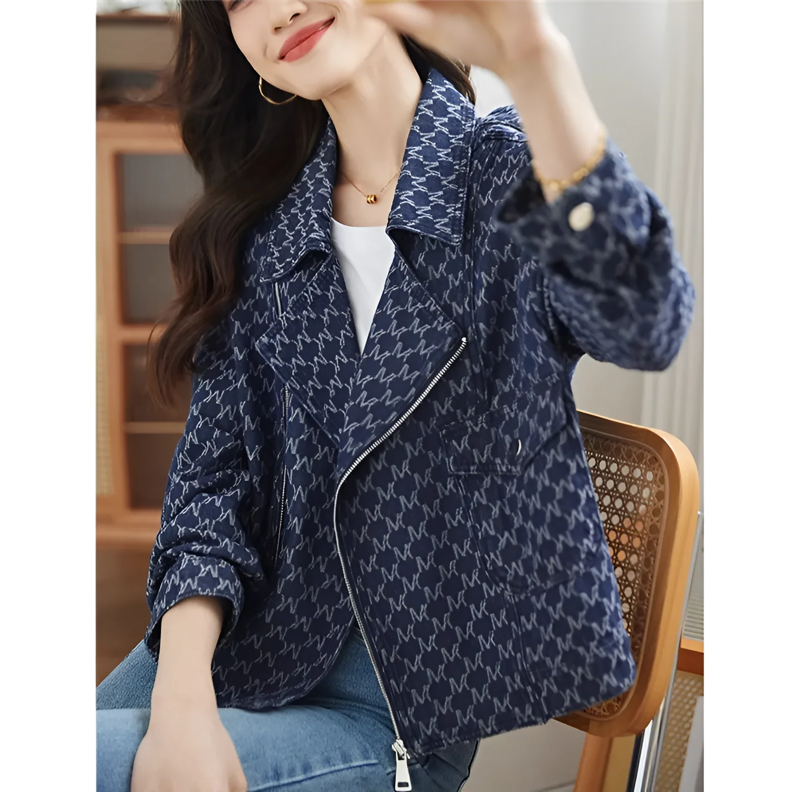 Sibylle | Müheloser Stil mit einer lässigen Denimjacke - Image 6