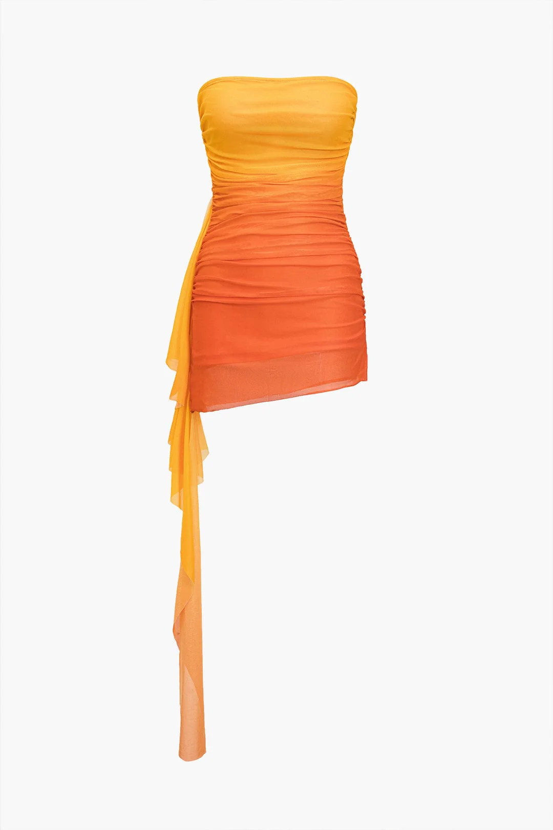 Sienna | Asymmetrisches Party-Kleid in strahlendem Farbverlauf - Image 3