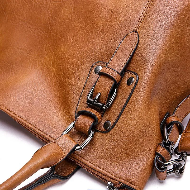 Sienna | Elegant leather shoulder bag - Image 3