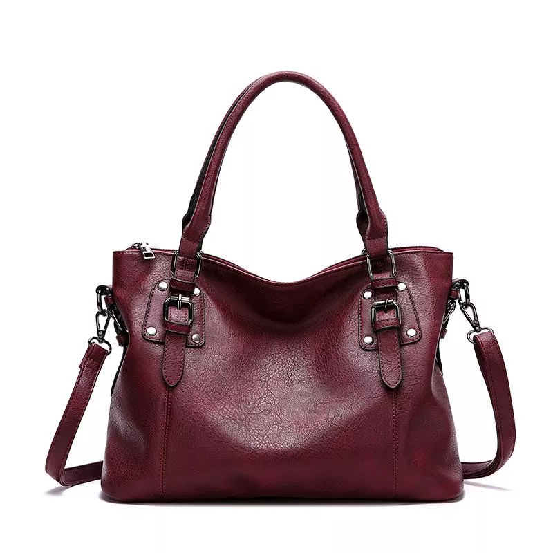 Sienna | Elegant leather shoulder bag - Image 6