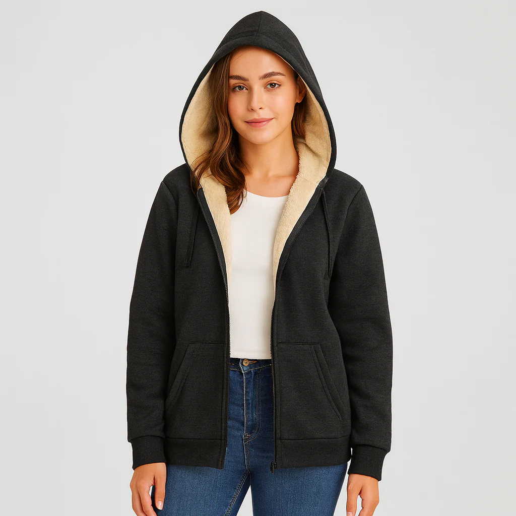 Sienna | Kuschelige Fleece-Kapuzenjacke - Image 5