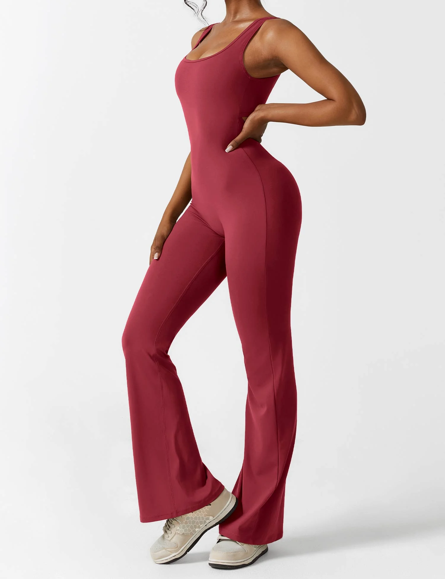 Sienna | Rückenfreier Flare-Jumpsuit - Image 23