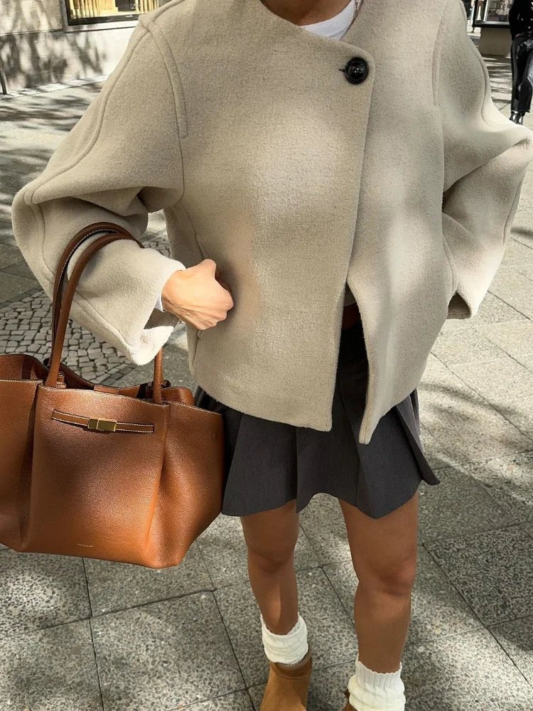Silene | Kurzjacke Mit Rundhalsausschnitt - Image 4