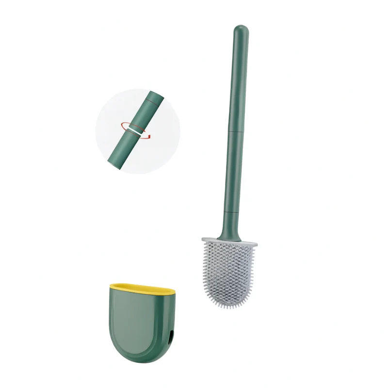 Silikon-Toilettenbürste mit Wandhalterung – Hygienische Toilettenbürste für müheloses Reinigen und schnelles Trocknen - Image 7