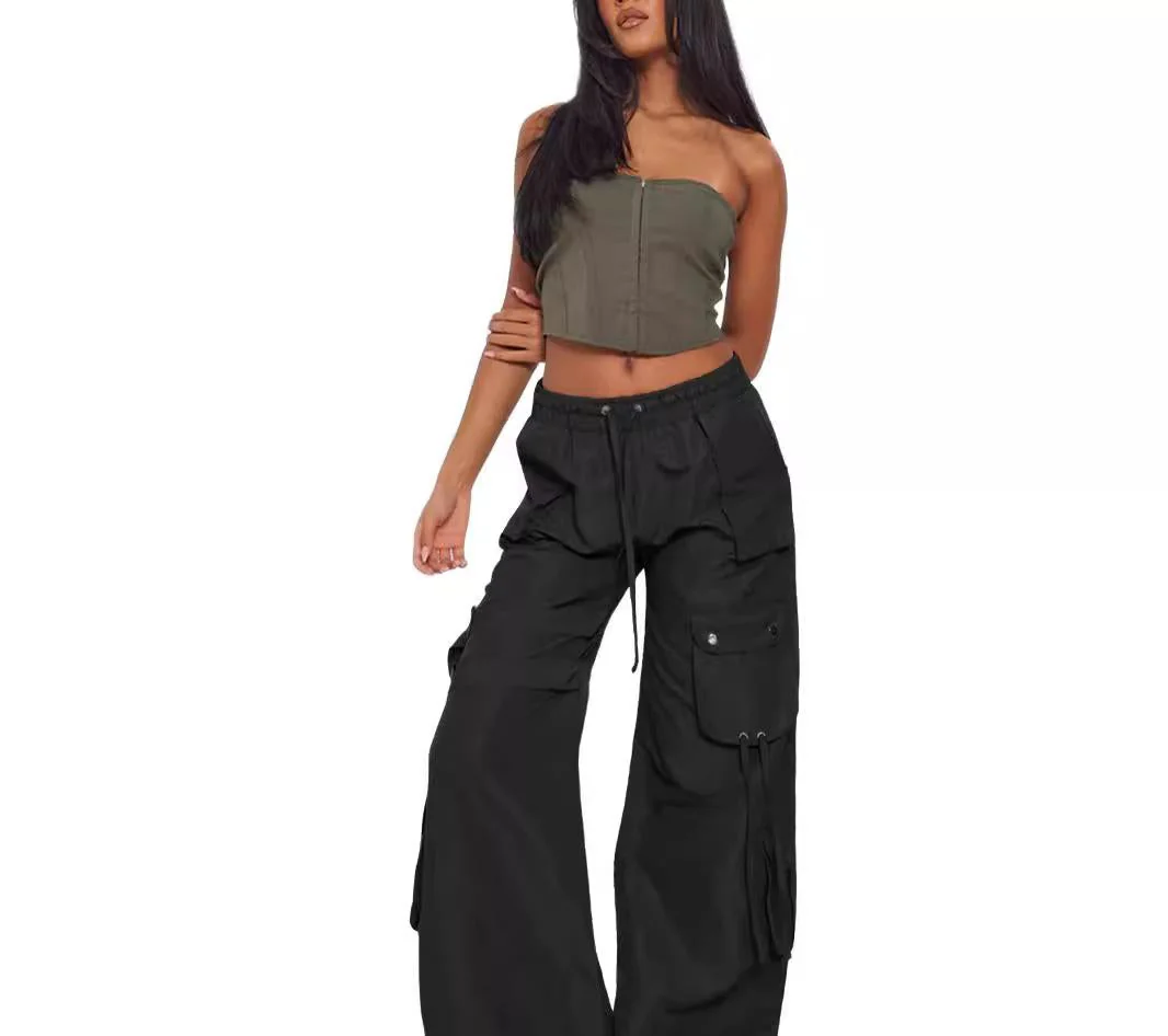 Silvia- Damen Weite Cargo Hosen im sportlichen Stil - Image 10