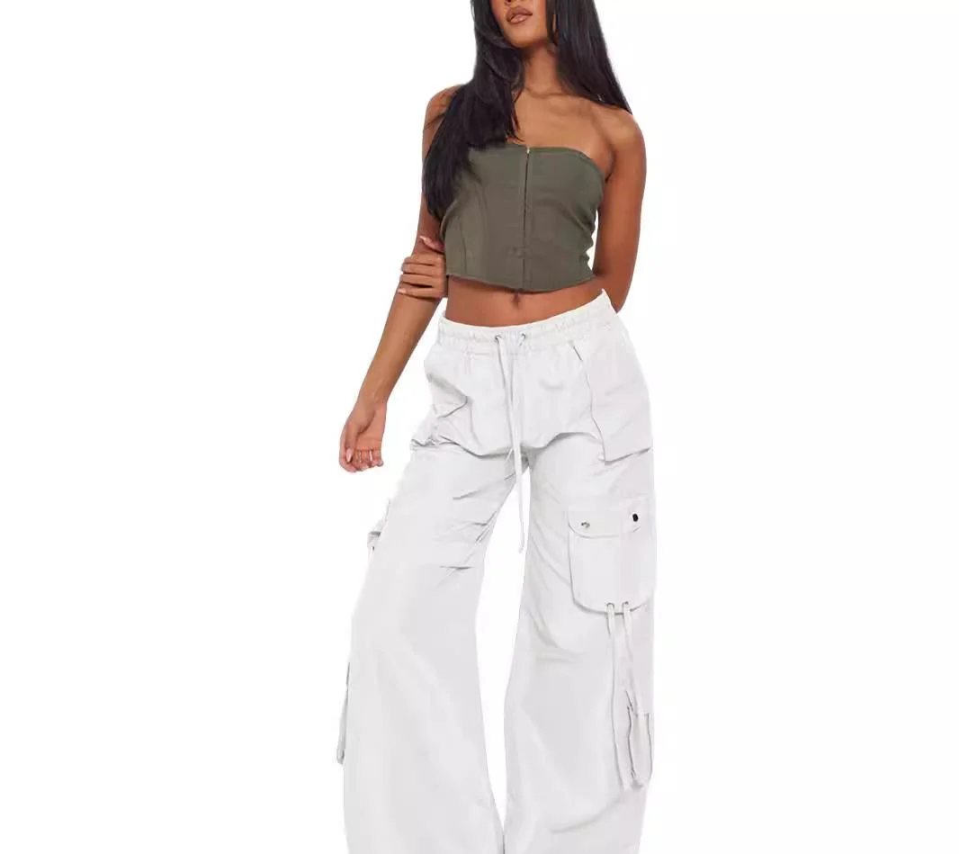 Silvia- Damen Weite Cargo Hosen im sportlichen Stil - Image 6