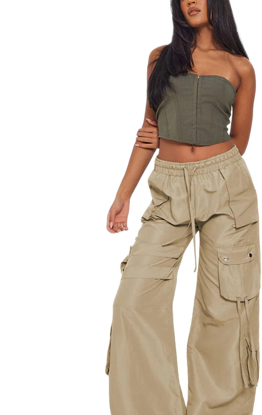 Silvia- Damen Weite Cargo Hosen im sportlichen Stil - Image 9