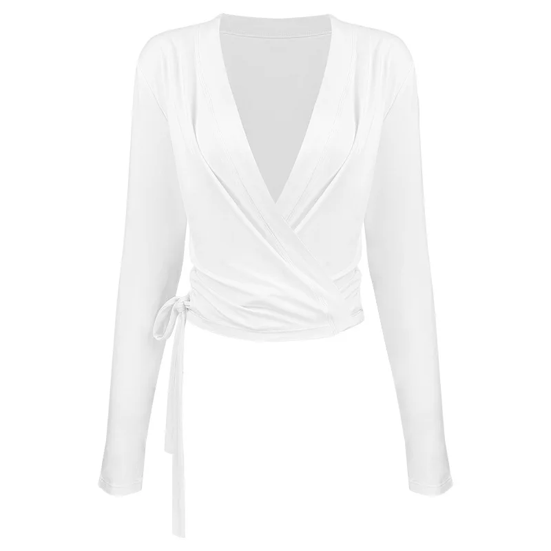 Siria | Pilates Wickelshirt Langarm - Image 3