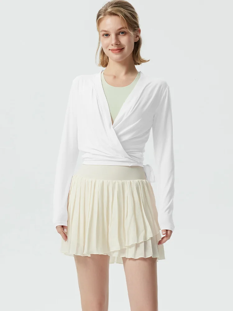 Siria | Pilates Wickelshirt Langarm - Image 7