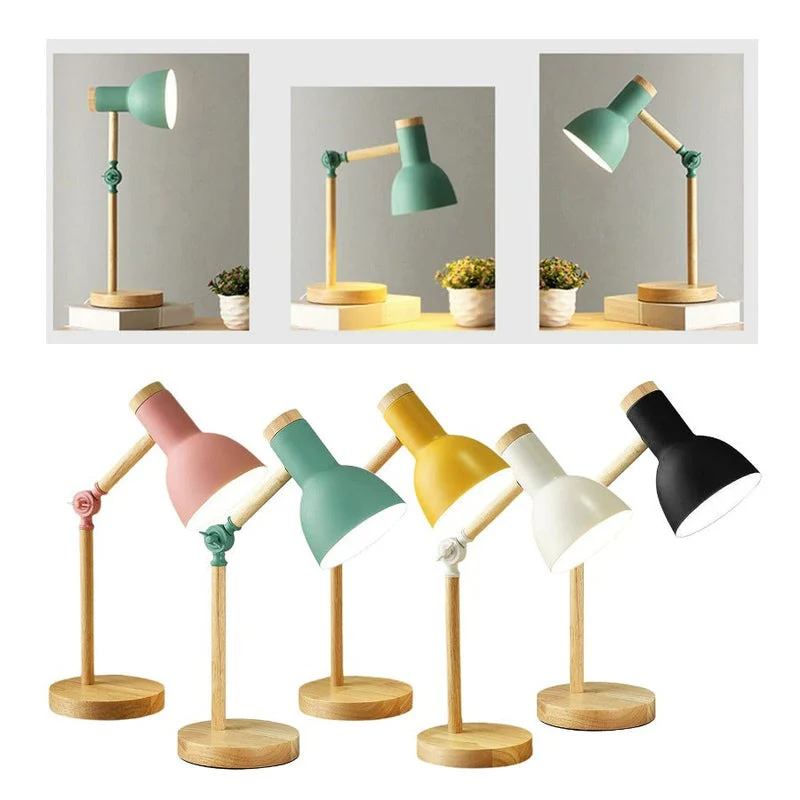 Skandinavische Tischlampe – Minimalistisches Design mit Holzdetails - Image 2