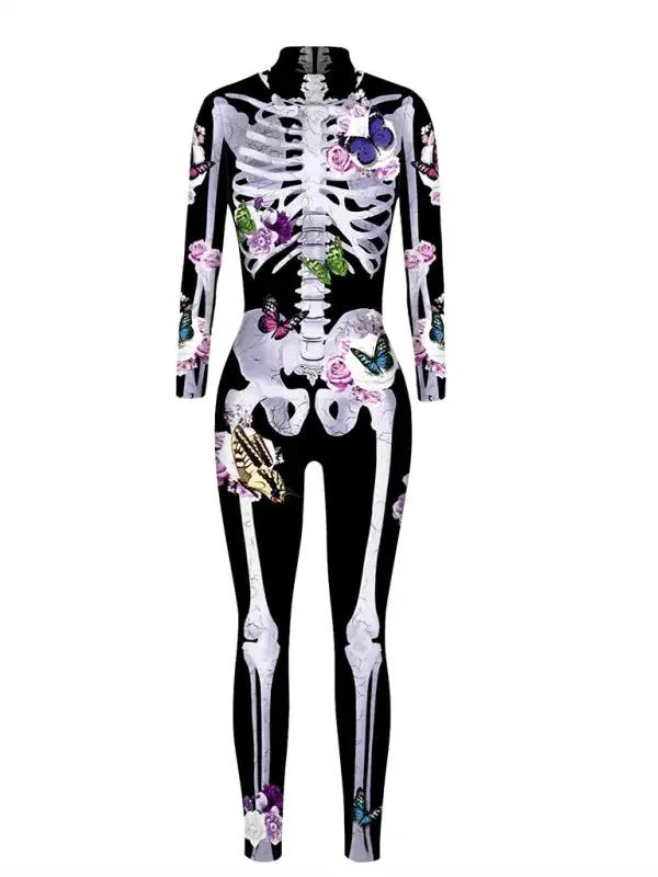 Skelett Schmetterling Druck Halloween Kostüm - Image 2