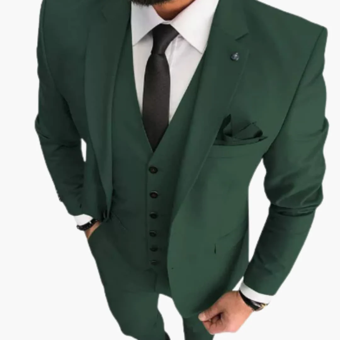 Slim Fit Anzug Set - Herrenanzug 3-teilig für Hochzeit Event - Image 3