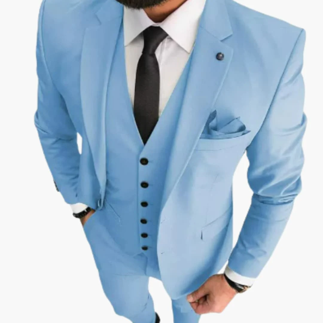 Slim Fit Anzug Set - Herrenanzug 3-teilig für Hochzeit Event - Image 4