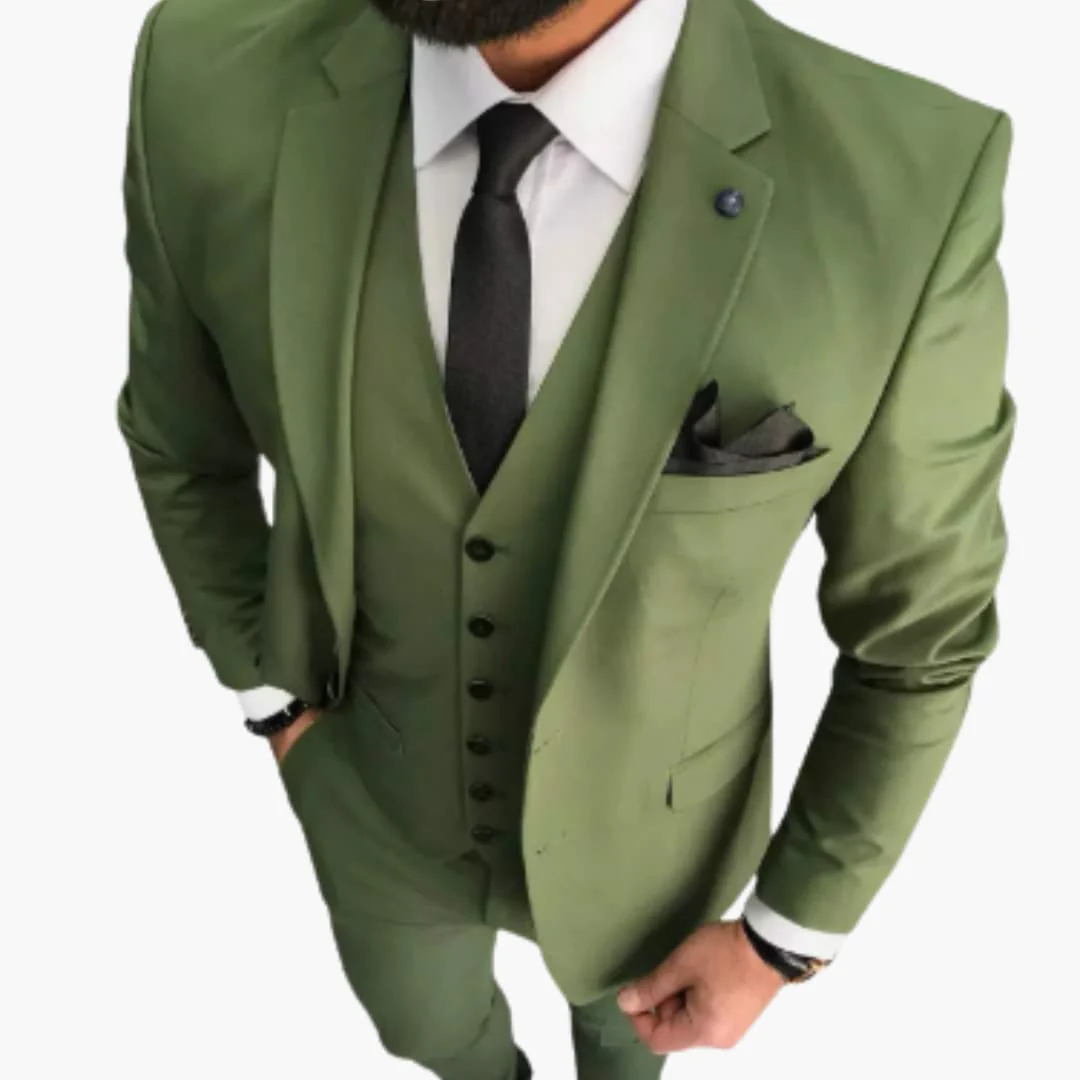 Slim Fit Anzug Set - Herrenanzug 3-teilig für Hochzeit Event - Image 5