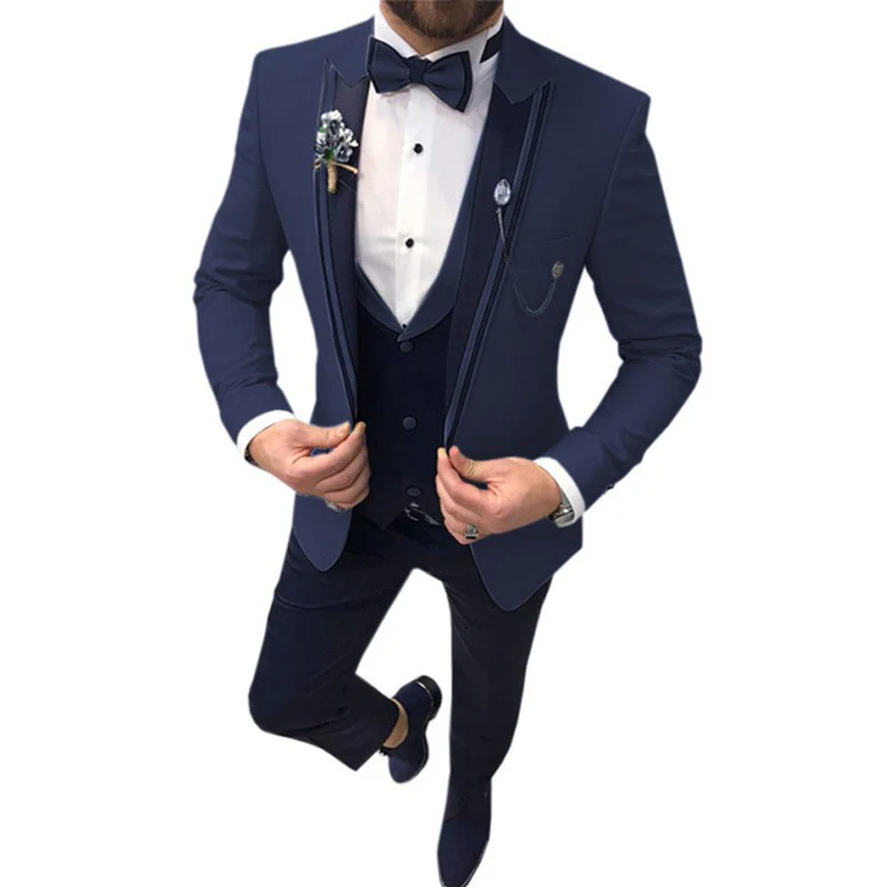 Slim Fit Hochzeitsgast Anzug für Herren | 3-Teilig - Image 2