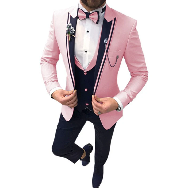 Slim Fit Hochzeitsgast Anzug für Herren | 3-Teilig - Image 3