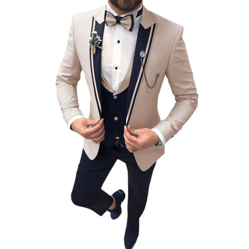 Slim Fit Hochzeitsgast Anzug für Herren | 3-Teilig - Image 5