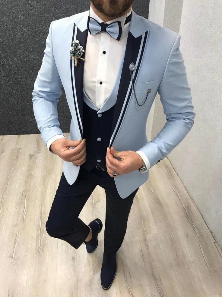 Slim Fit Hochzeitsgast Anzug für Herren | 3-Teilig - Image 9