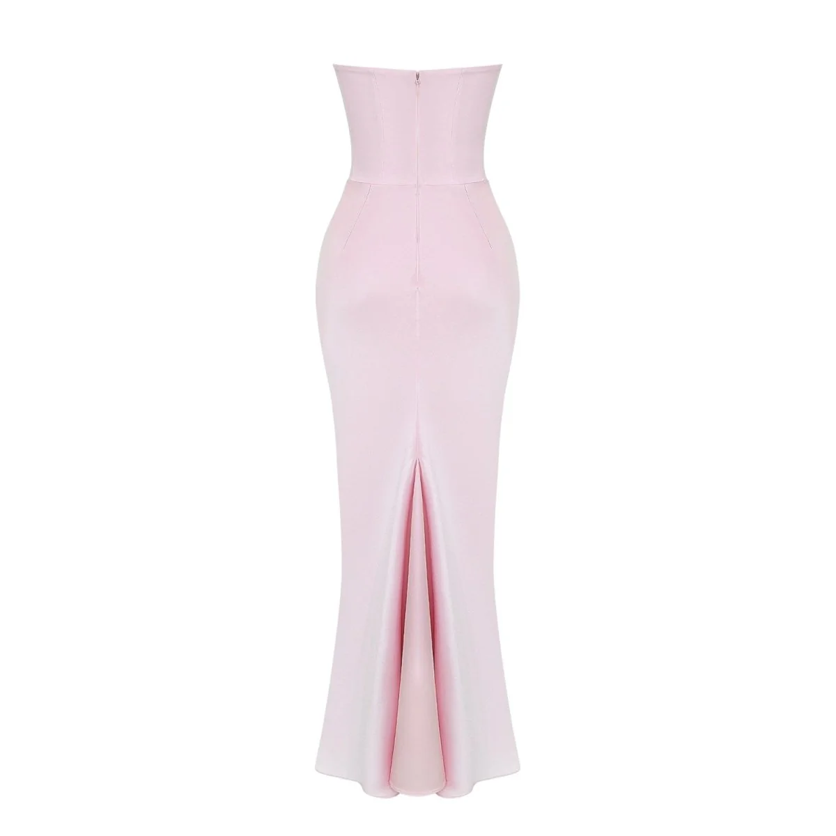 Sabrina | Damen Trägerloses Korsett Maxikleid Satin – Satin Korsett Maxi 2026 - Image 30