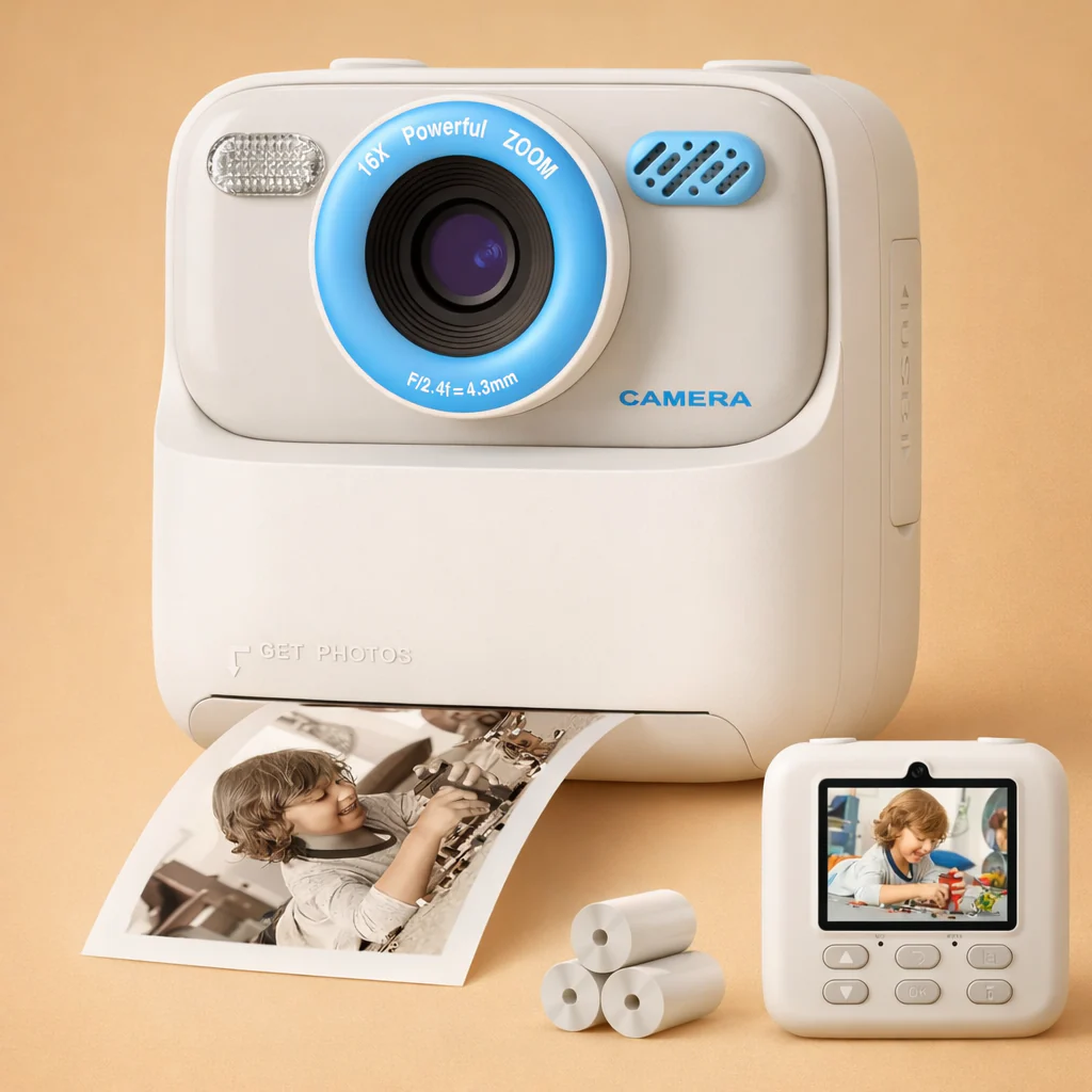 SnapJoy | Bunte Sofortbildkamera für Kinder mit HD-Selfie-Funktion - Image 2