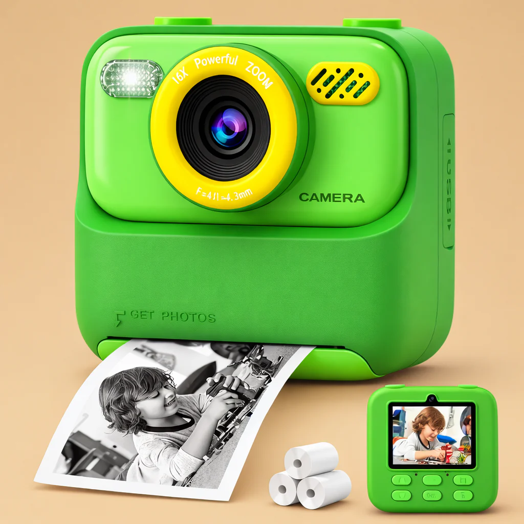 SnapJoy | Bunte Sofortbildkamera für Kinder mit HD-Selfie-Funktion - Image 4