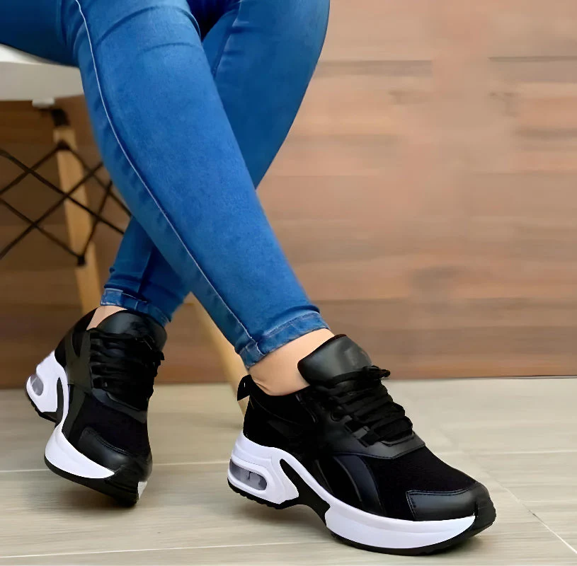 Sneakers für Damen mit dicker Sohle – Turnschuhe mit Luftpolsterplattform - Image 2