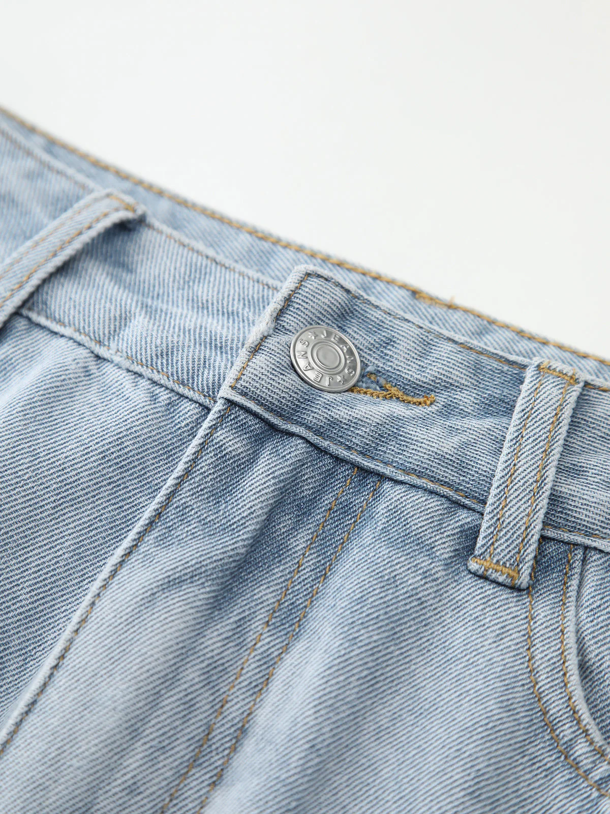 Sofia | Damen Midirock aus Denim mit Frontschlitz - Image 2