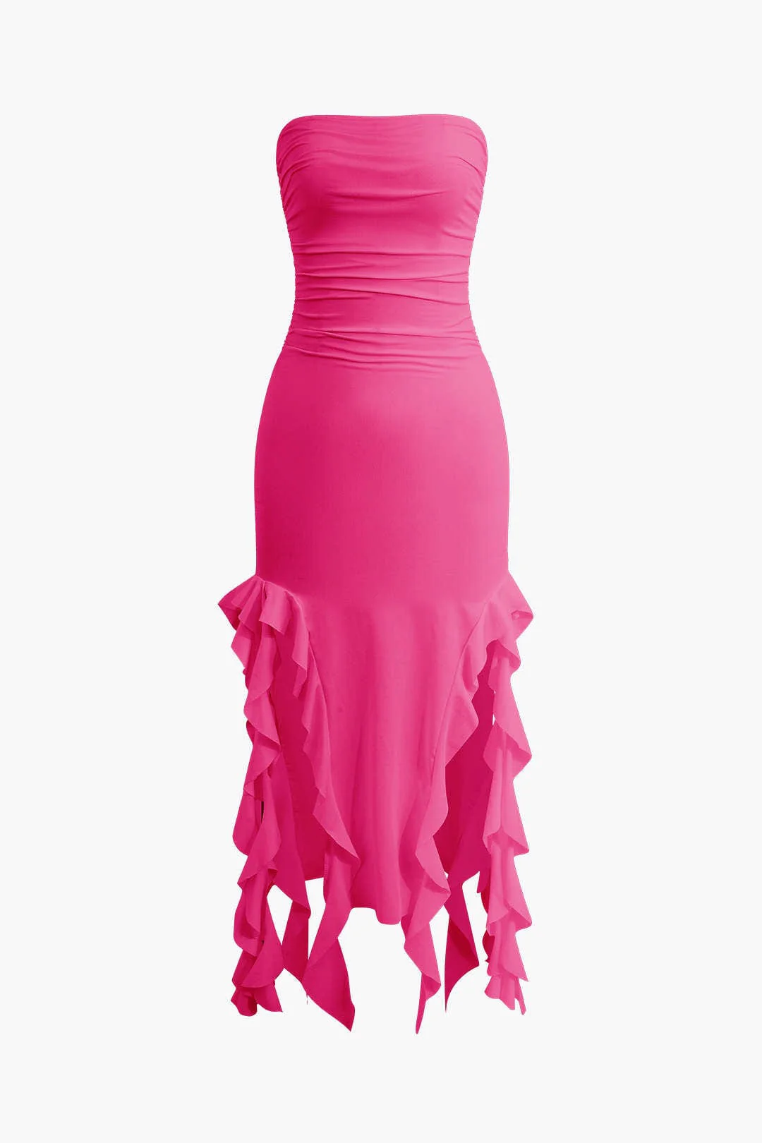 Sofia | Elegantes Bandeau-Maxikleid mit Volant-Details – Zeitlose Raffinesse - Image 18