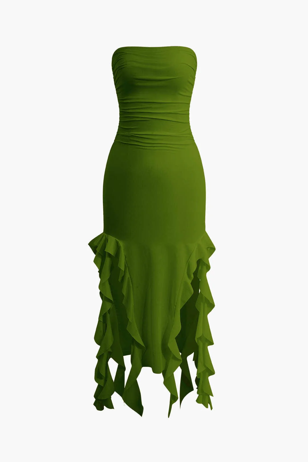 Sofia | Elegantes Bandeau-Maxikleid mit Volant-Details – Zeitlose Raffinesse - Image 21