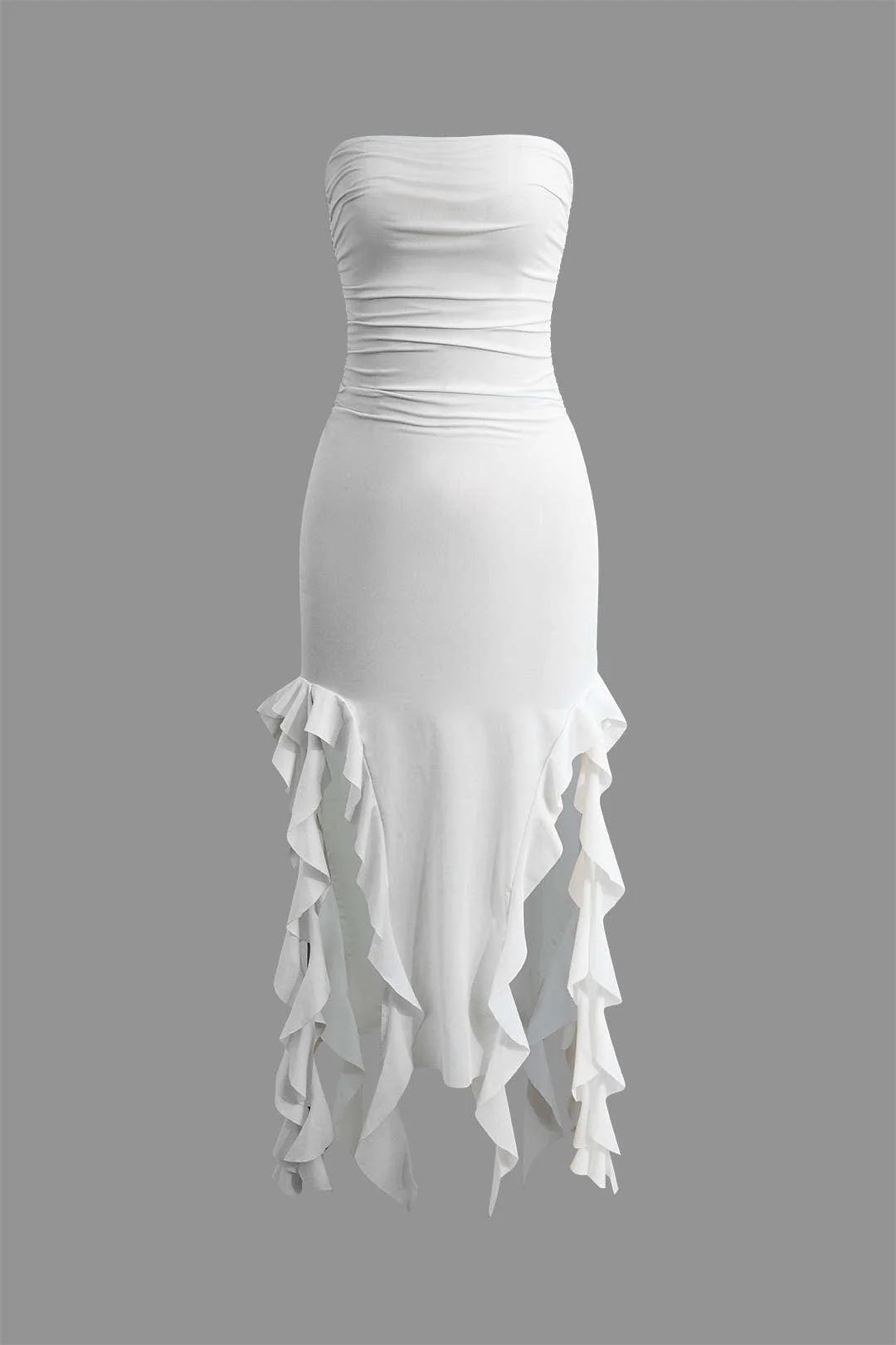 Sofia | Elegantes Bandeau-Maxikleid mit Volant-Details – Zeitlose Raffinesse - Image 22