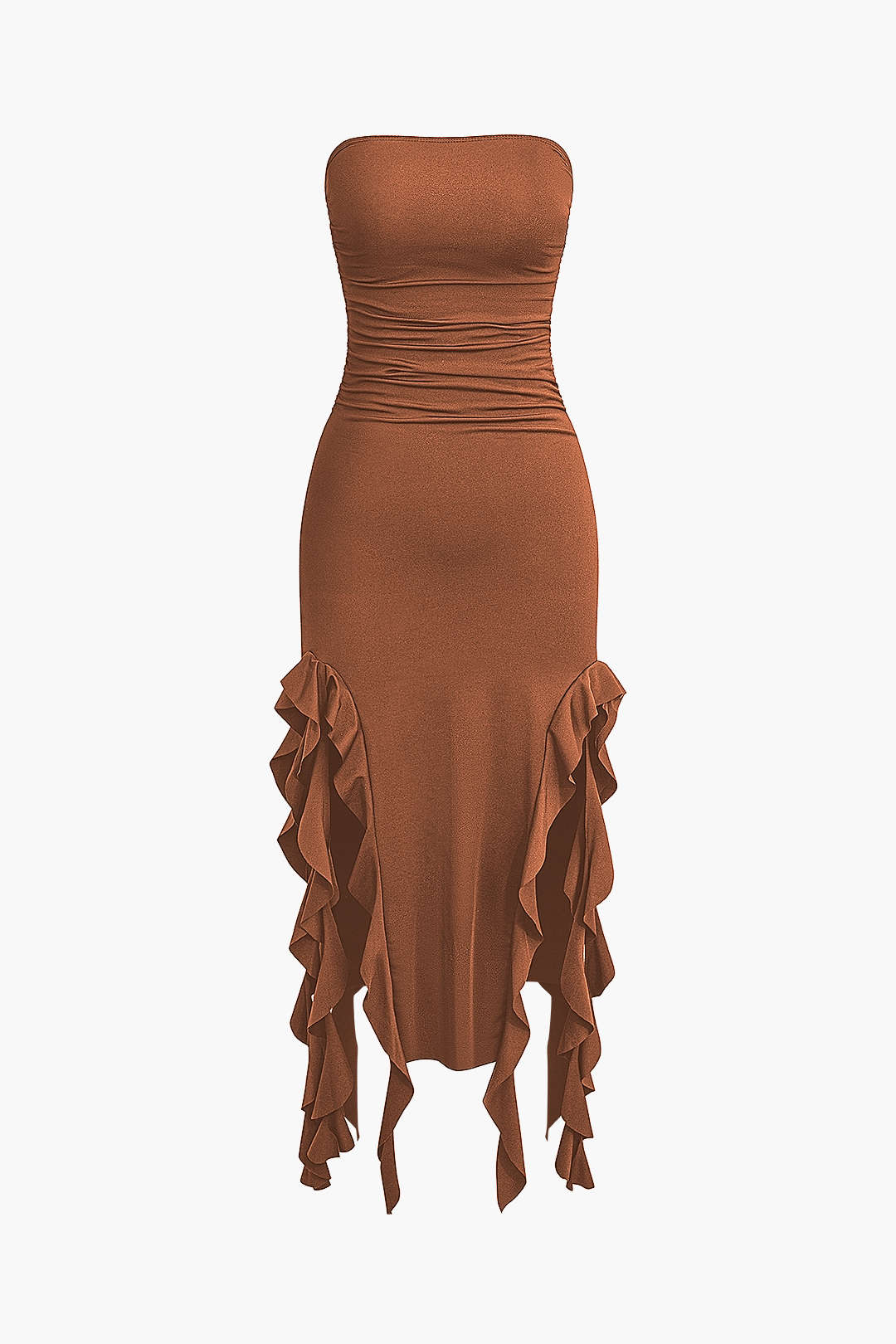 Sofia | Elegantes Bandeau-Maxikleid mit Volant-Details – Zeitlose Raffinesse - Image 24