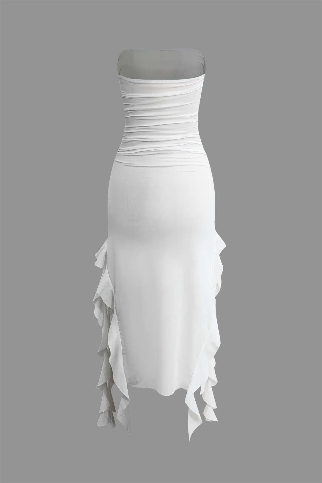 Sofia | Elegantes Bandeau-Maxikleid mit Volant-Details – Zeitlose Raffinesse - Image 3