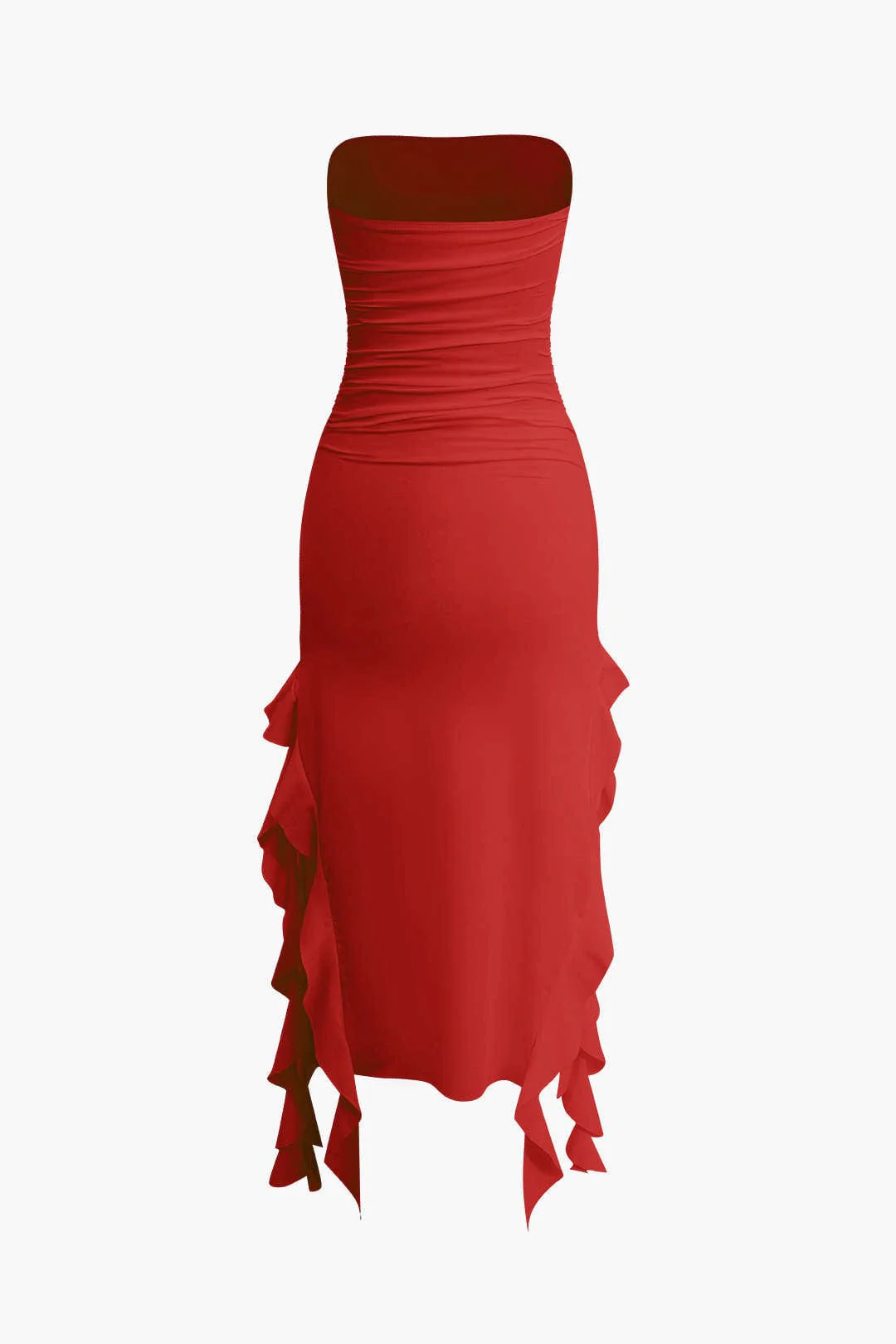 Sofia | Elegantes Bandeau-Maxikleid mit Volant-Details – Zeitlose Raffinesse - Image 9