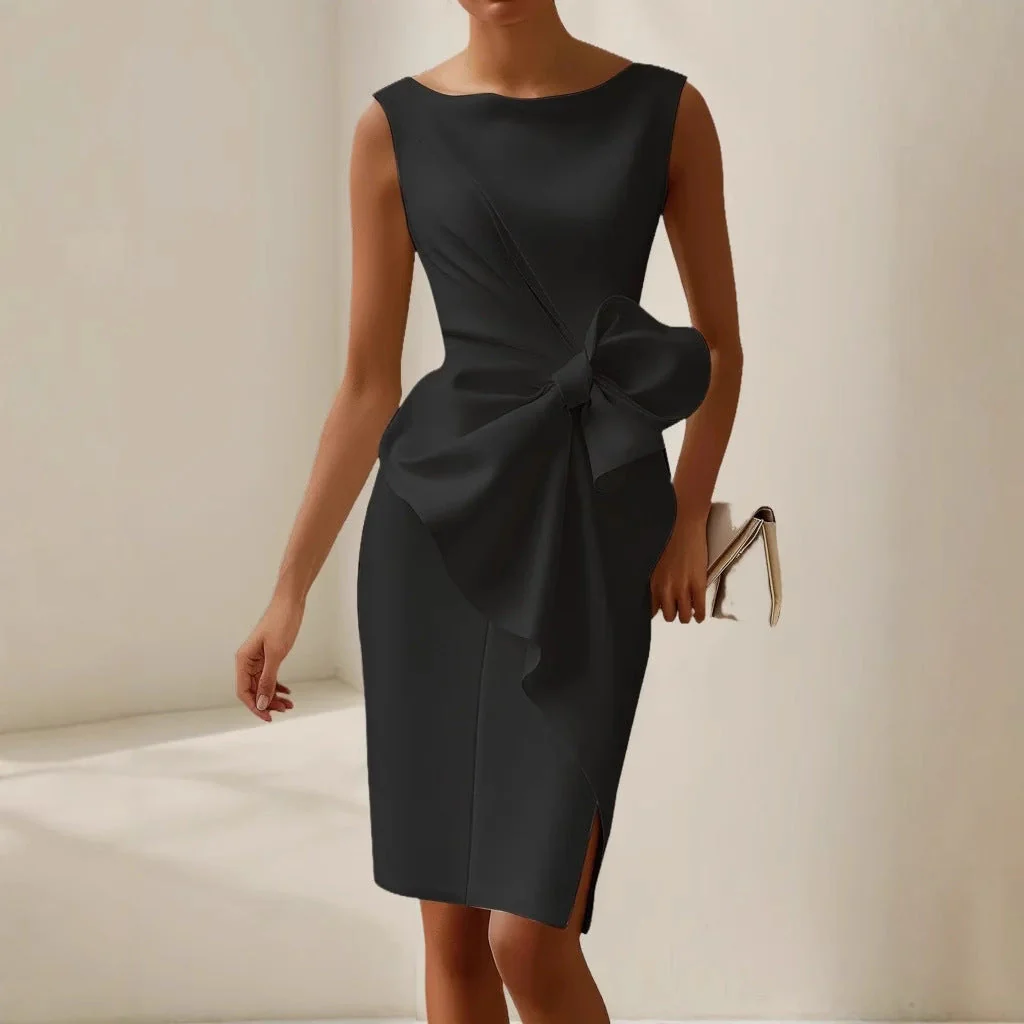 Sofía – Elegantes drapiertes Damen Etuikleid - Image 5