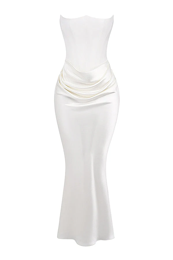 Sofía – Elegantes trägerloses Damen Maxikleid - Image 8