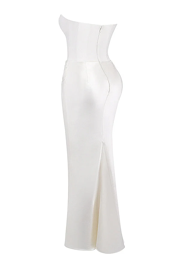 Sofía – Elegantes trägerloses Damen Maxikleid - Image 9