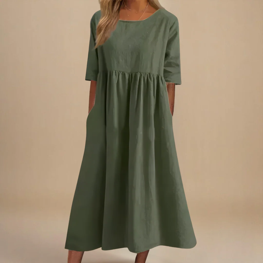 Sofia | Figurbetontes Baumwollkleid - Image 3