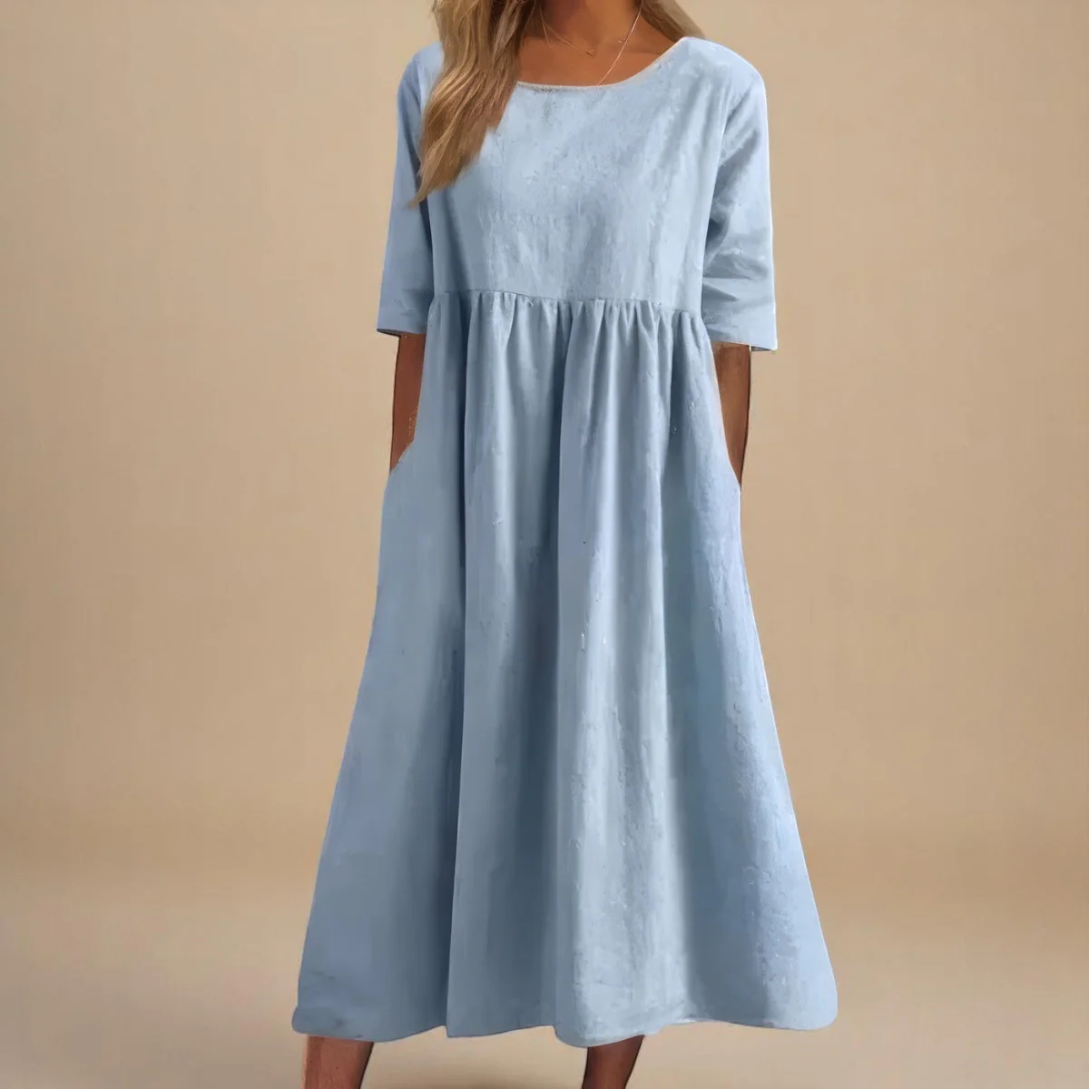 Sofia | Figurbetontes Baumwollkleid - Image 8