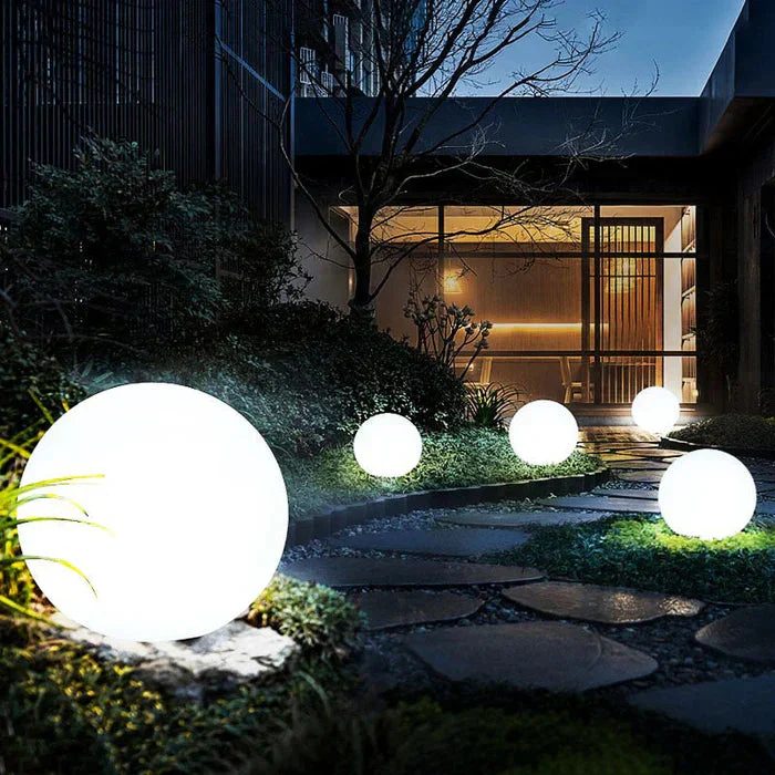 Solar Kugel Gartenbeleuchtung mit 16 Farben und Fernbedienung – LED Gartenleuchte für Innen und Außen - Image 6