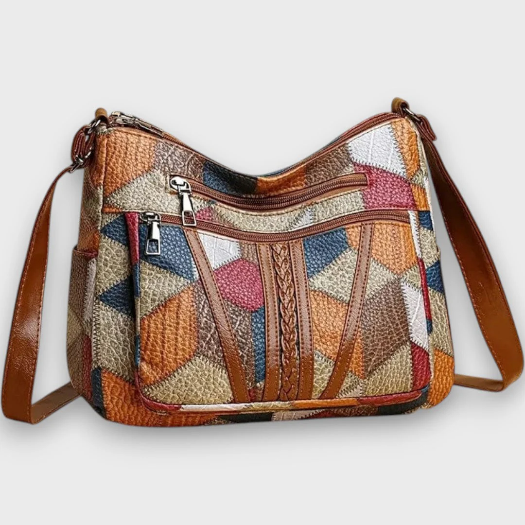 Solara – Mosaik-Lederhandtasche - Image 2