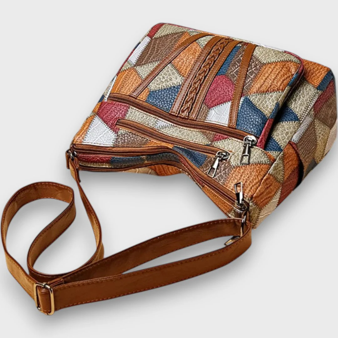 Solara – Mosaik-Lederhandtasche - Image 4