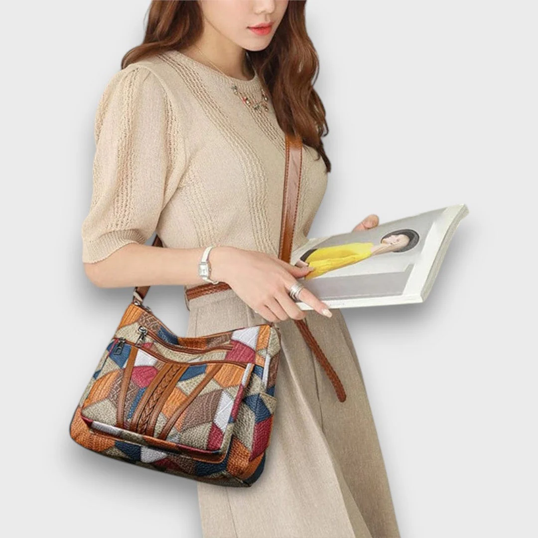 Solara – Mosaik-Lederhandtasche - Image 6
