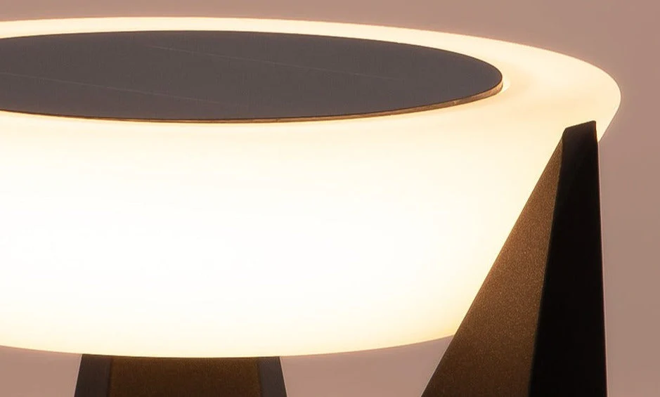 Solarbetriebene LED-Außenlampe mit geometrischem Design - Image 11