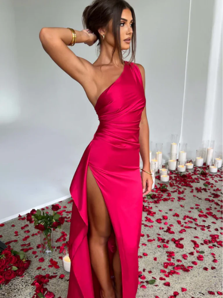 SOLEIL SATIN MAXIKLEID - Image 11